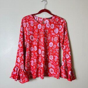 JCrew Floral Blouse